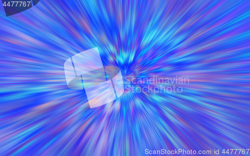 Image of Abstract Neon Purple Blue Radial Blur Background