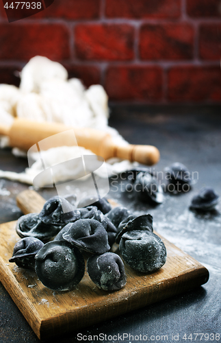 Image of black pelmeni