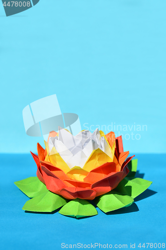 Image of Origami paper water lily