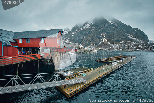 Image of A village on Lofoten Islands, Norway