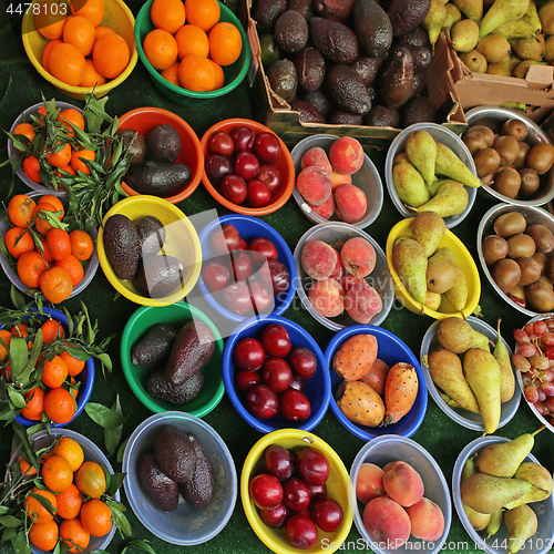 Image of Fruits in Bowls