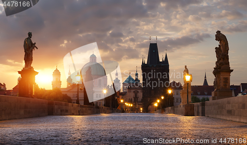 Image of Dawn over the bridge