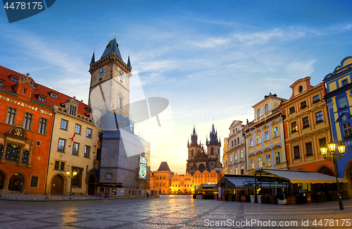 Image of View on Prague chimes