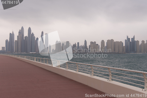 Image of Panorama Dubai city UAE