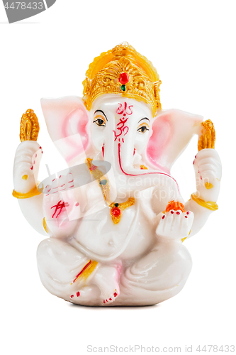 Image of Ganesha statue on white