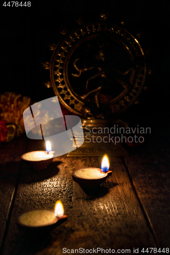 Image of Diwali lights, India