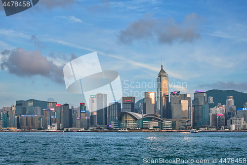 Image of Hong Kong skyline. Hong Kong, China