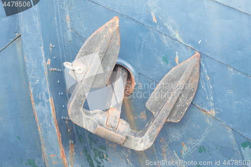 Image of Old dutch ship with anchor