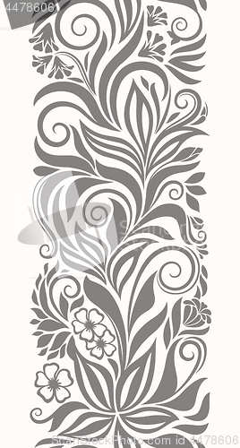 Image of Floral seamless border.