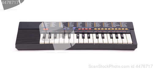 Image of Small old keyboard, isolated