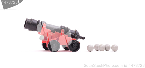 Image of Old plastic toy, canon