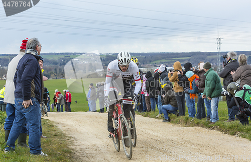 Image of The Cyclist Gregory Rast - Paris-Nice 2016