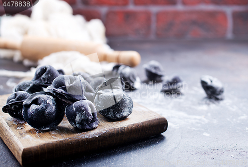 Image of black pelmeni