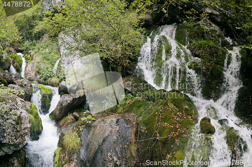 Image of Small waterfall in Northern Italy