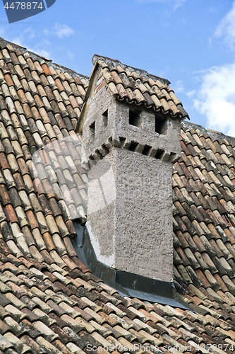 Image of Chimney of an old house