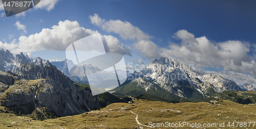 Image of Dolomites mountains landscape