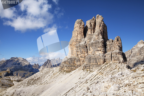 Image of Dolomites mountains landscape
