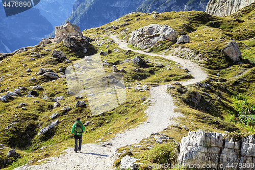 Image of Trekking in Dolomites, Italy