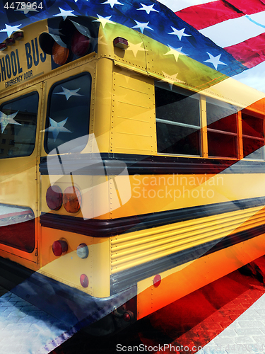 Image of American school bus