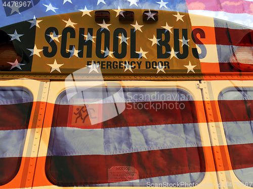 Image of American school bus