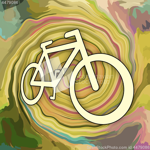 Image of Bicycle extreme sport background