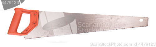 Image of Hand saw isolated on a white