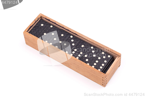 Image of Old domino game isolated 