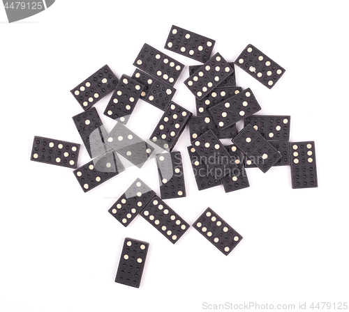 Image of Old domino game isolated 