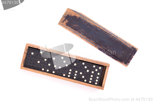 Image of Old domino game isolated 