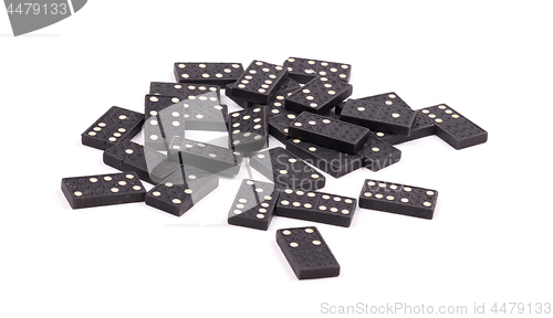 Image of Old domino game isolated 