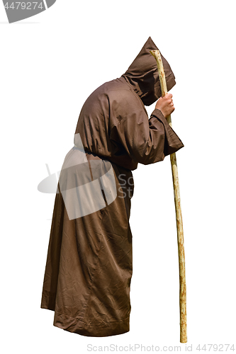 Image of Monk with a Stick