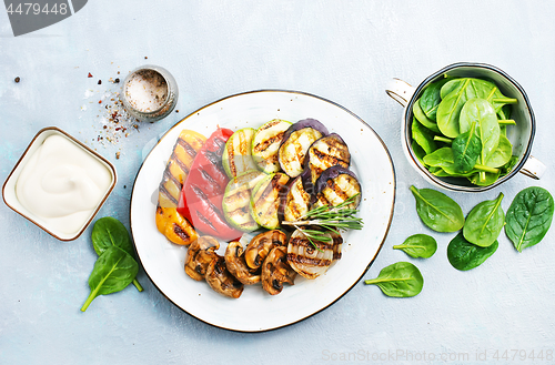Image of grilled vegetables