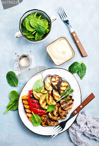 Image of grilled vegetables