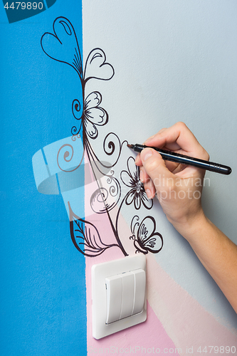 Image of Art author\'s wall painting