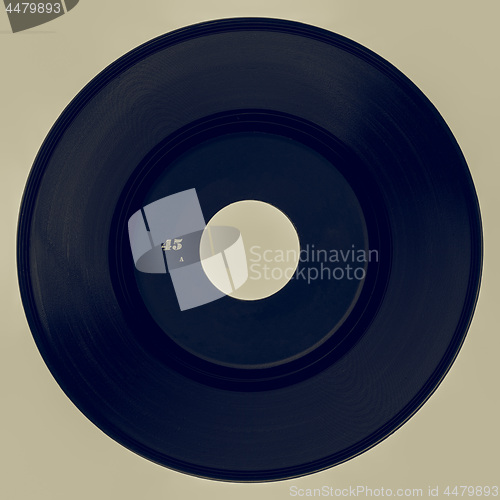 Image of Vintage looking Vinyl record