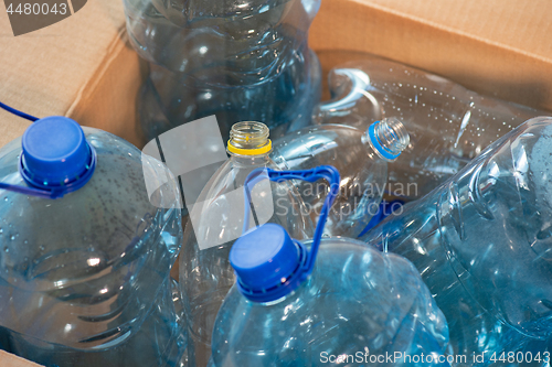 Image of Plastic bottles for recycling