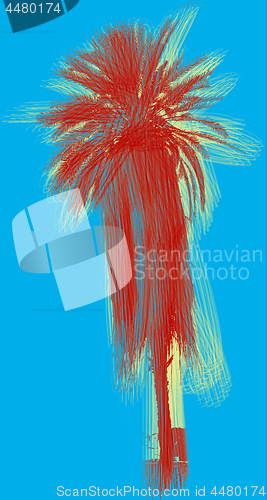 Image of Poster with palm tree