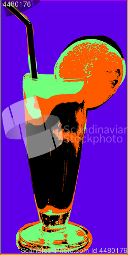 Image of Poster with orange coctail