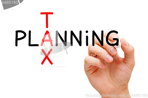 Image of Tax Planning Crossword Concept