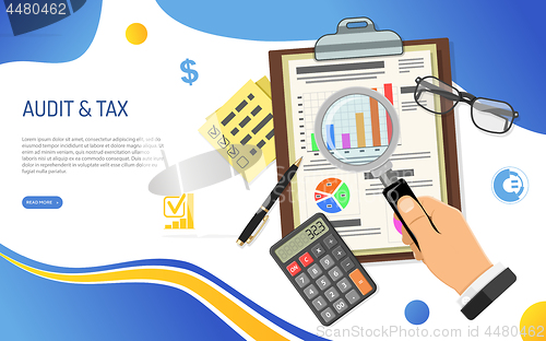 Image of Auditing, Tax process, Accounting Concept