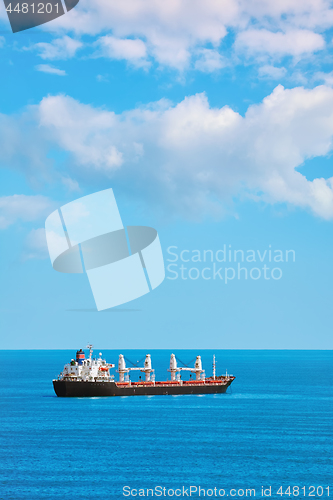 Image of Cargo Ship in the Sea