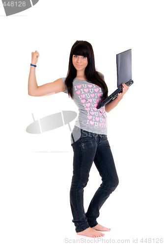 Image of Teenager schoolgirl