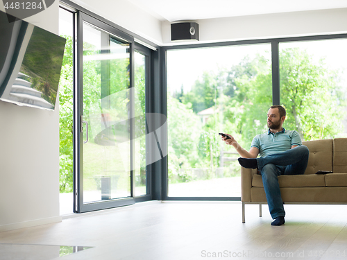 Image of young man enjoying free time