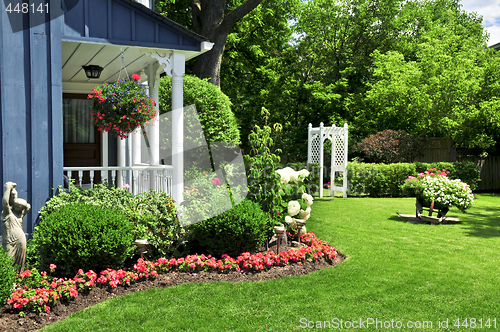 Image of Front yard of a house