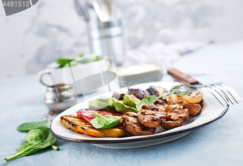 Image of grilled vegetables