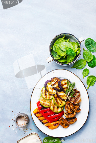 Image of grilled vegetables