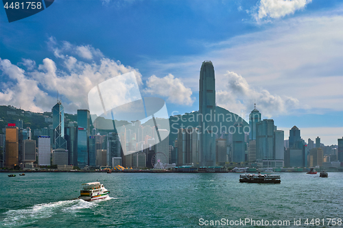 Image of Hong Kong skyline. Hong Kong, China