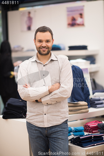 Image of man in Clothing Store