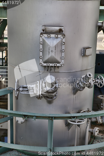 Image of Detailed industrial background of heavy industry chemical factor