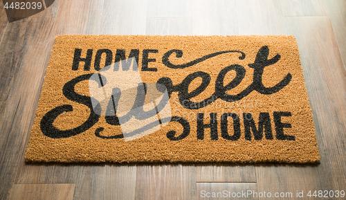 Image of Home Sweet Home Welcome Mat On Floor